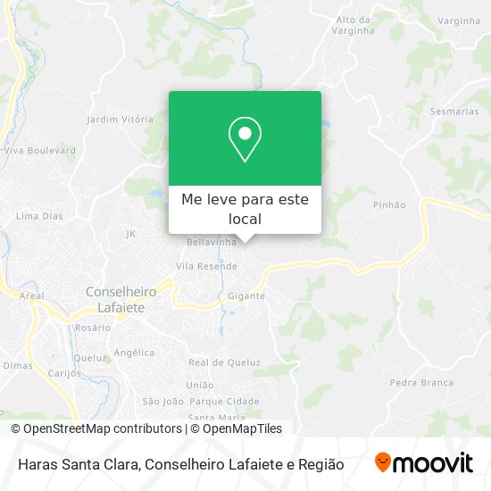 Haras Santa Clara mapa