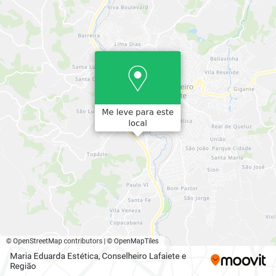 Maria Eduarda Estética mapa
