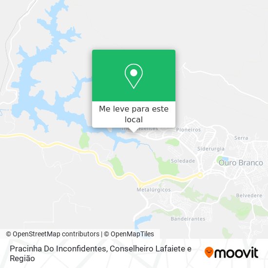 Pracinha Do Inconfidentes mapa