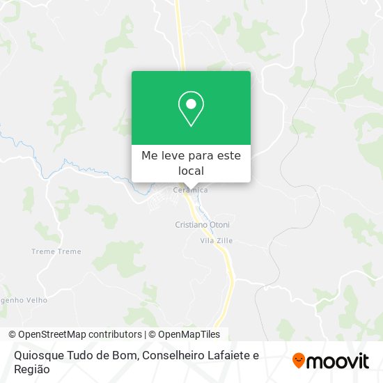 Quiosque Tudo de Bom mapa