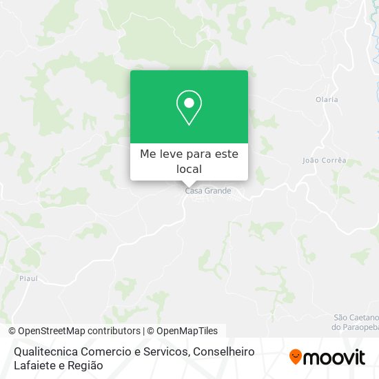 Qualitecnica Comercio e Servicos mapa