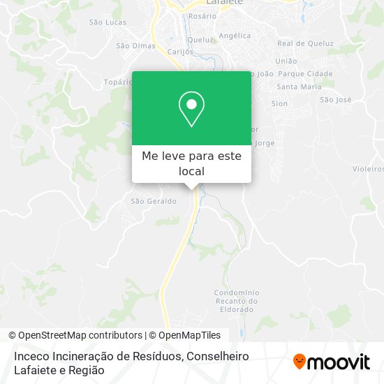 Inceco Incineração de Resíduos mapa