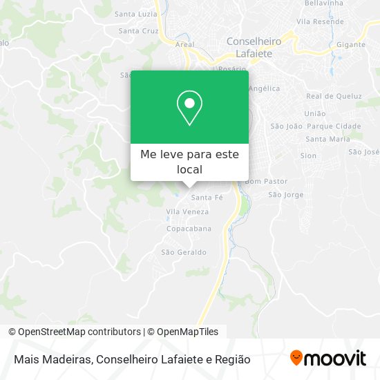Mais Madeiras mapa
