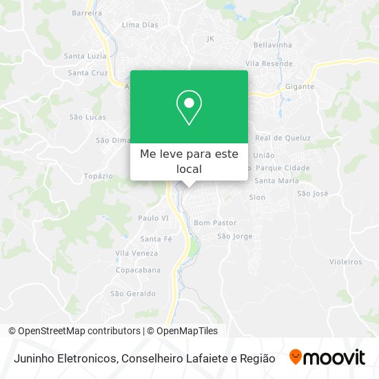 Juninho Eletronicos mapa