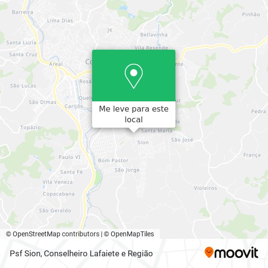 Psf Sion mapa