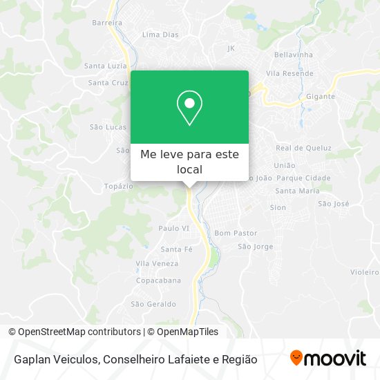 Gaplan Veiculos mapa