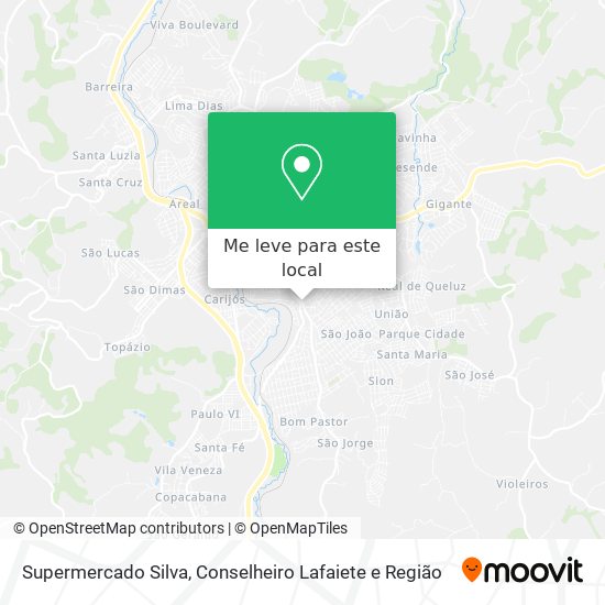 Supermercado Silva mapa