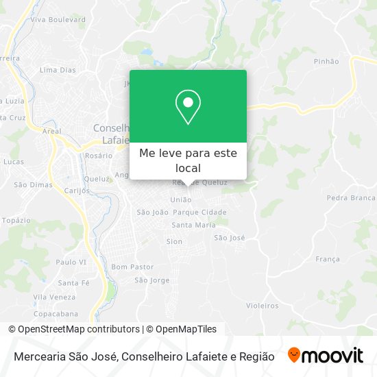 Mercearia São José mapa