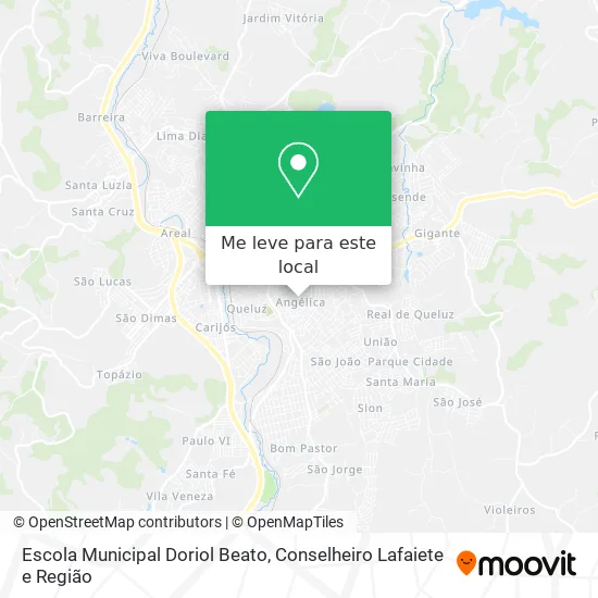 Escola Municipal Doriol Beato mapa
