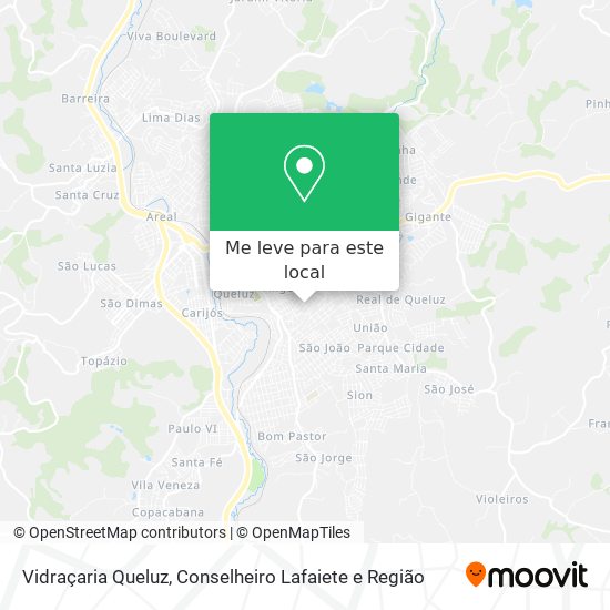 Vidraçaria Queluz mapa