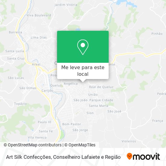 Art Silk Confecções mapa