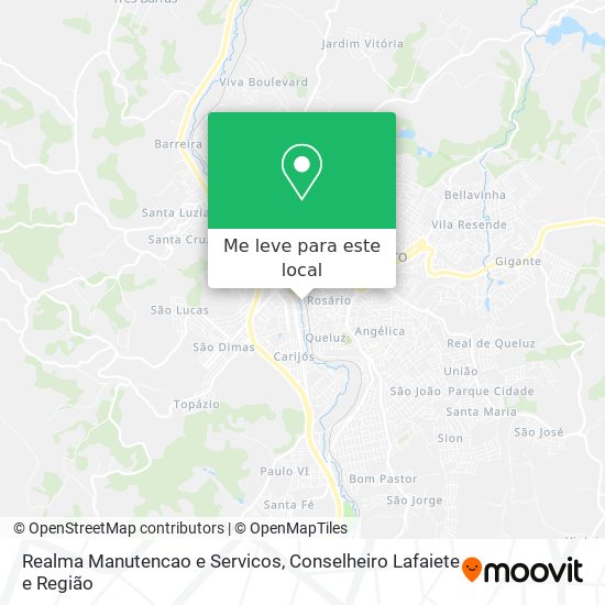 Realma Manutencao e Servicos mapa