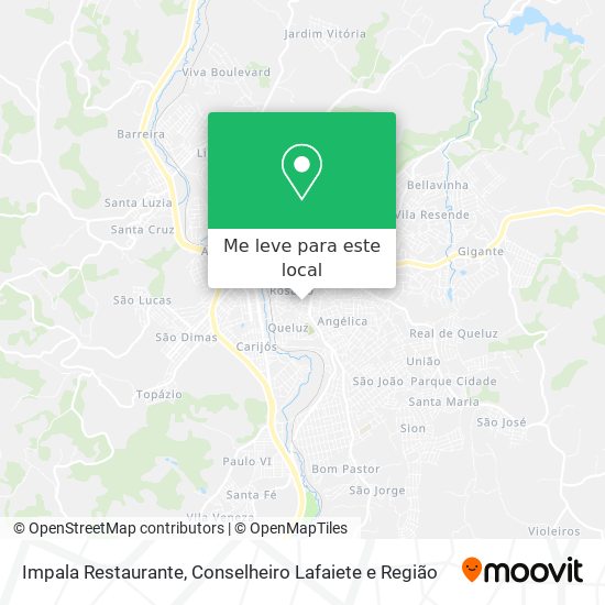 Impala Restaurante mapa