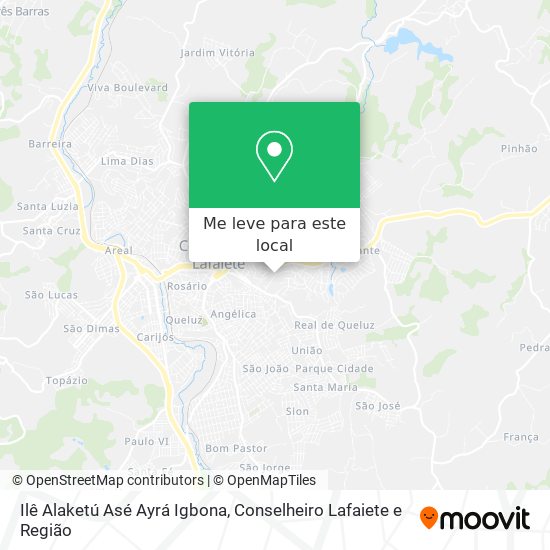 Ilê Alaketú Asé Ayrá Igbona mapa