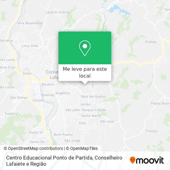 Centro Educacional Ponto de Partida mapa