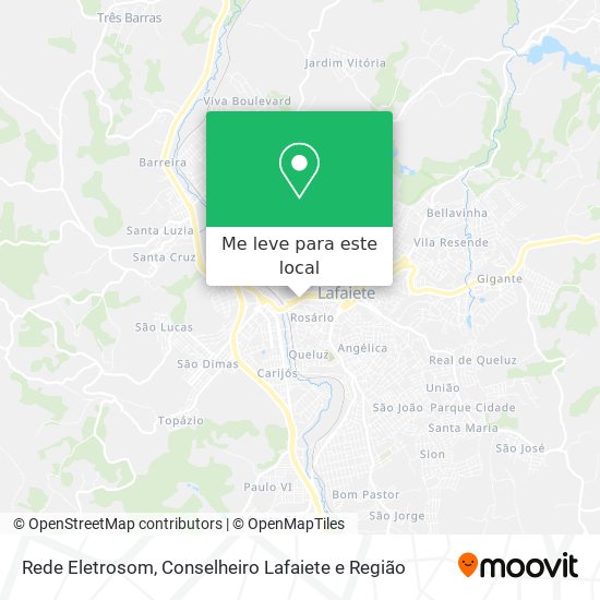 Rede Eletrosom mapa