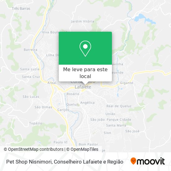 Pet Shop Nisnimori mapa