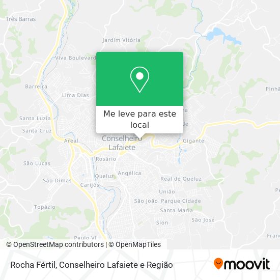 Rocha Fértil mapa