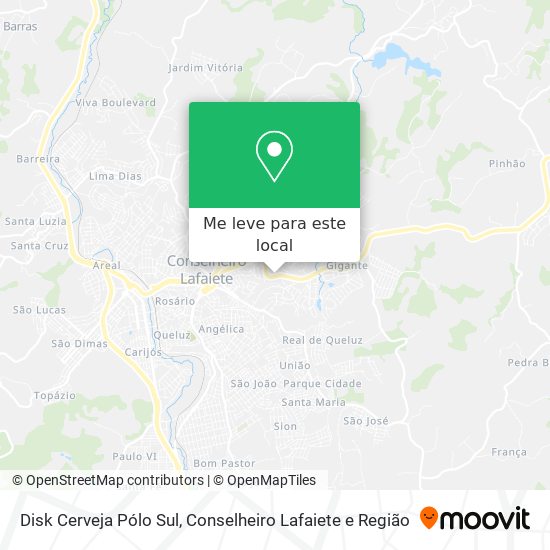 Disk Cerveja Pólo Sul mapa
