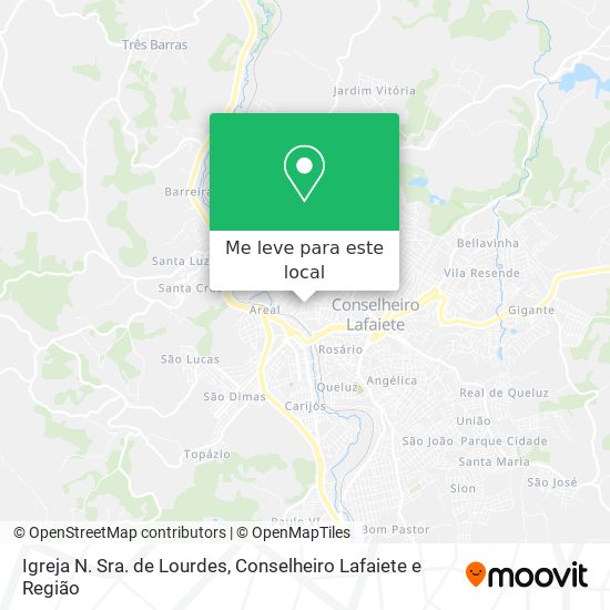 Igreja N. Sra. de Lourdes mapa