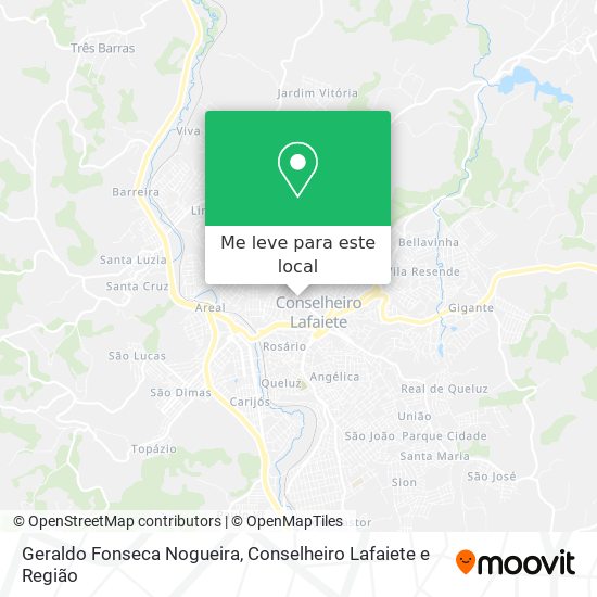 Geraldo Fonseca Nogueira mapa