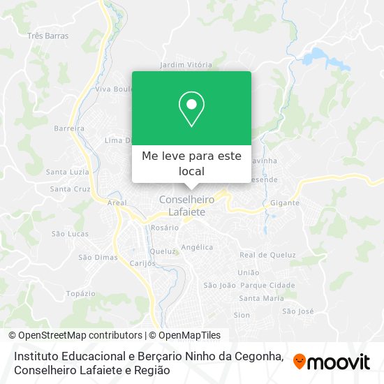 Instituto Educacional e Berçario Ninho da Cegonha mapa