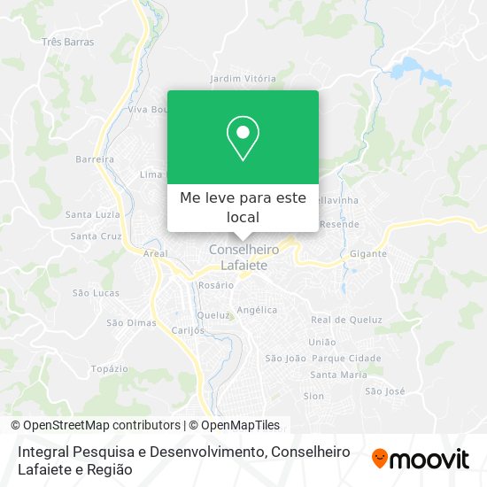 Integral Pesquisa e Desenvolvimento mapa