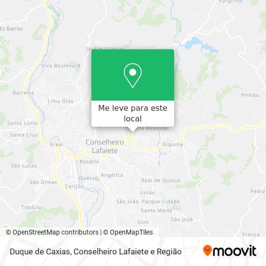 Duque de Caxias mapa