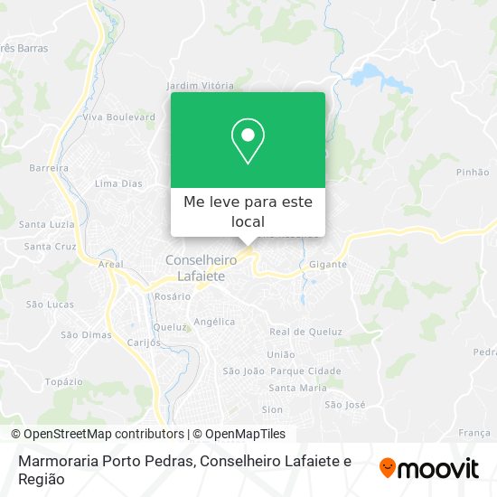 Marmoraria Porto Pedras mapa