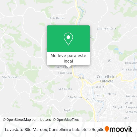 Lava-Jato São Marcos mapa