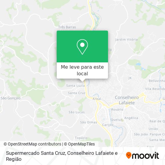 Supermercado Santa Cruz mapa