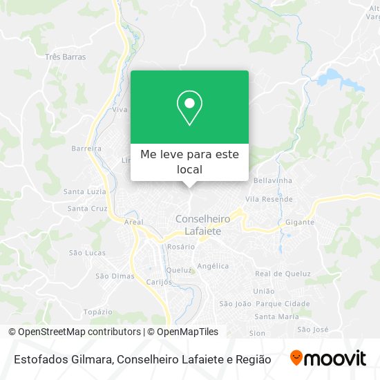 Estofados Gilmara mapa