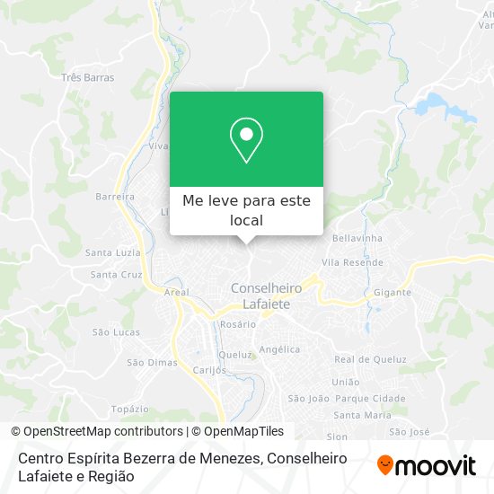 Centro Espírita Bezerra de Menezes mapa