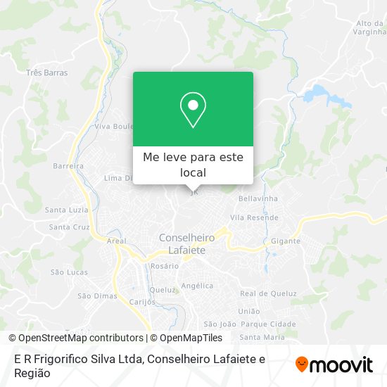 E R Frigorifico Silva Ltda mapa