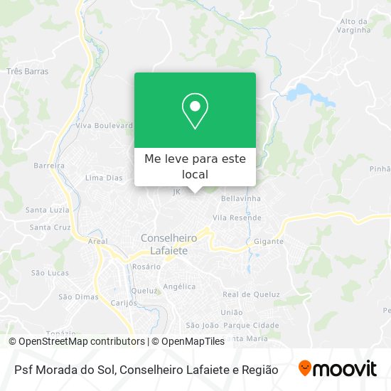 Psf Morada do Sol mapa