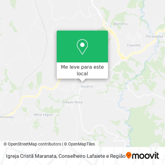 Igreja Cristã Maranata mapa