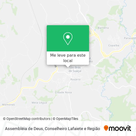Assembléia de Deus mapa