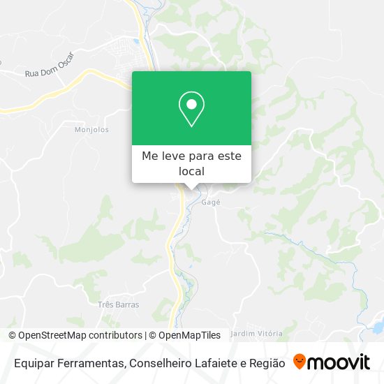 Equipar Ferramentas mapa