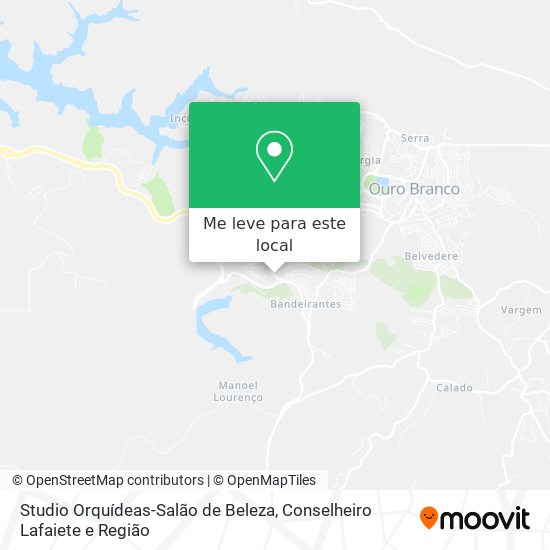 Studio Orquídeas-Salão de Beleza mapa