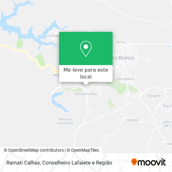 Ramati Calhas mapa