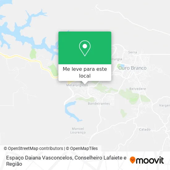 Espaço Daiana Vasconcelos mapa