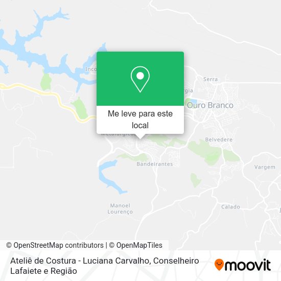 Ateliê de Costura - Luciana Carvalho mapa