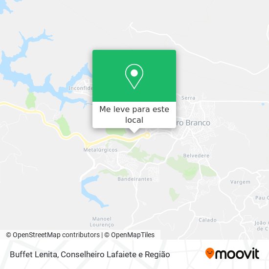 Buffet Lenita mapa