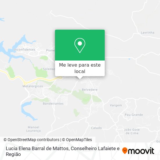 Lucia Elena Barral de Mattos mapa