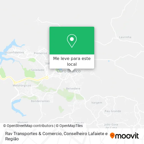 Rav Transportes & Comercio mapa