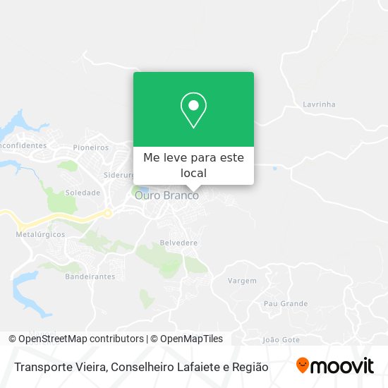 Transporte Vieira mapa