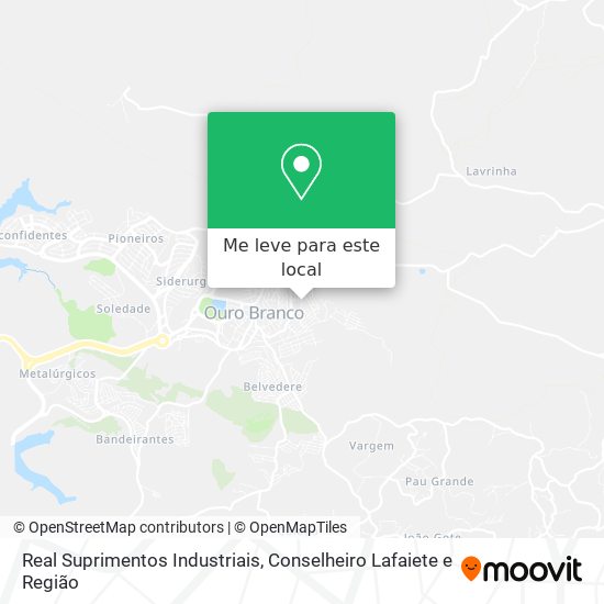 Real Suprimentos Industriais mapa