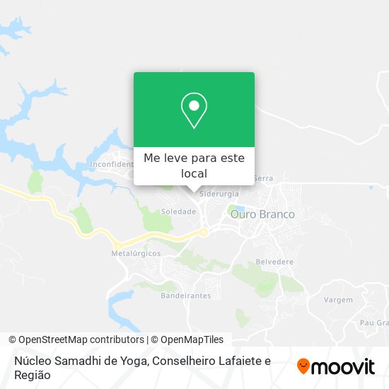 Núcleo Samadhi de Yoga mapa