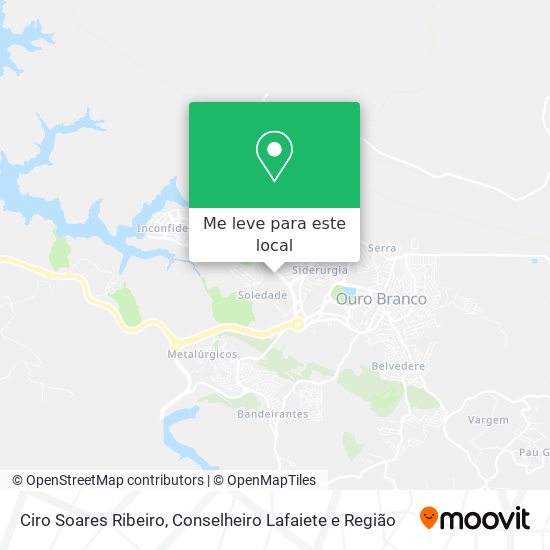 Ciro Soares Ribeiro mapa