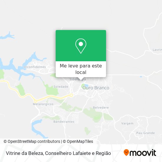 Vitrine da Beleza mapa